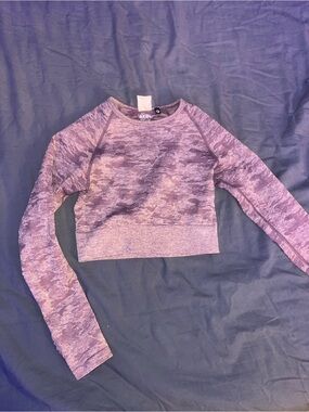 AYBL Purple Camo Workout Top